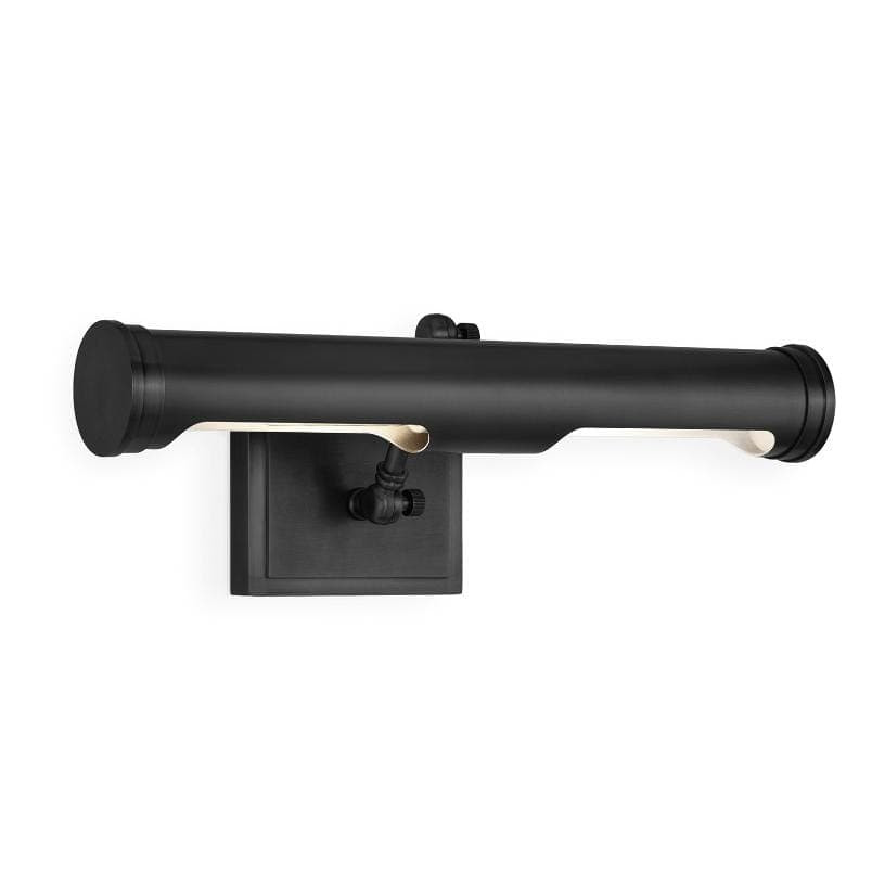 Tate Medium Picture Light in oil rubbed bronze, a classic 18-inch steel fixture with modern clean lines.