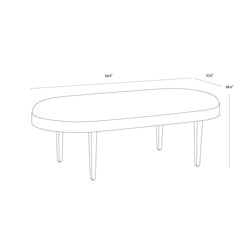 Jolie Black Sky Bench