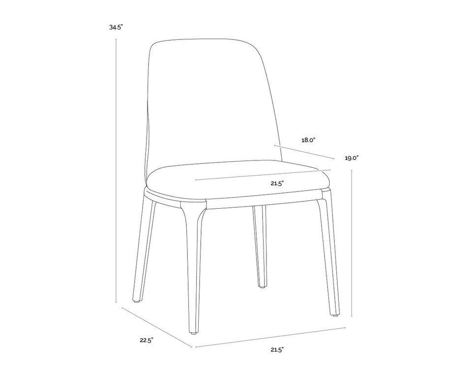 Alamosa Gifford Script Dining Chair