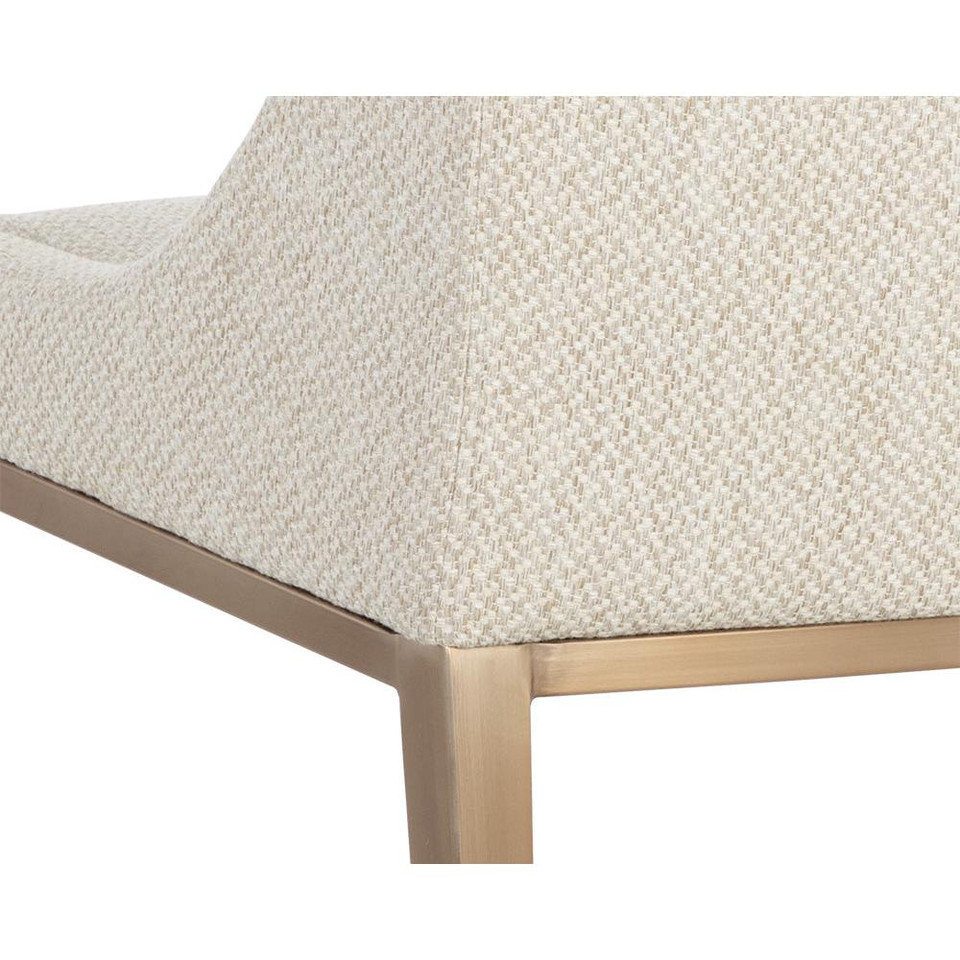 Dionne Monument Oatmeal Dining Chair, view 5