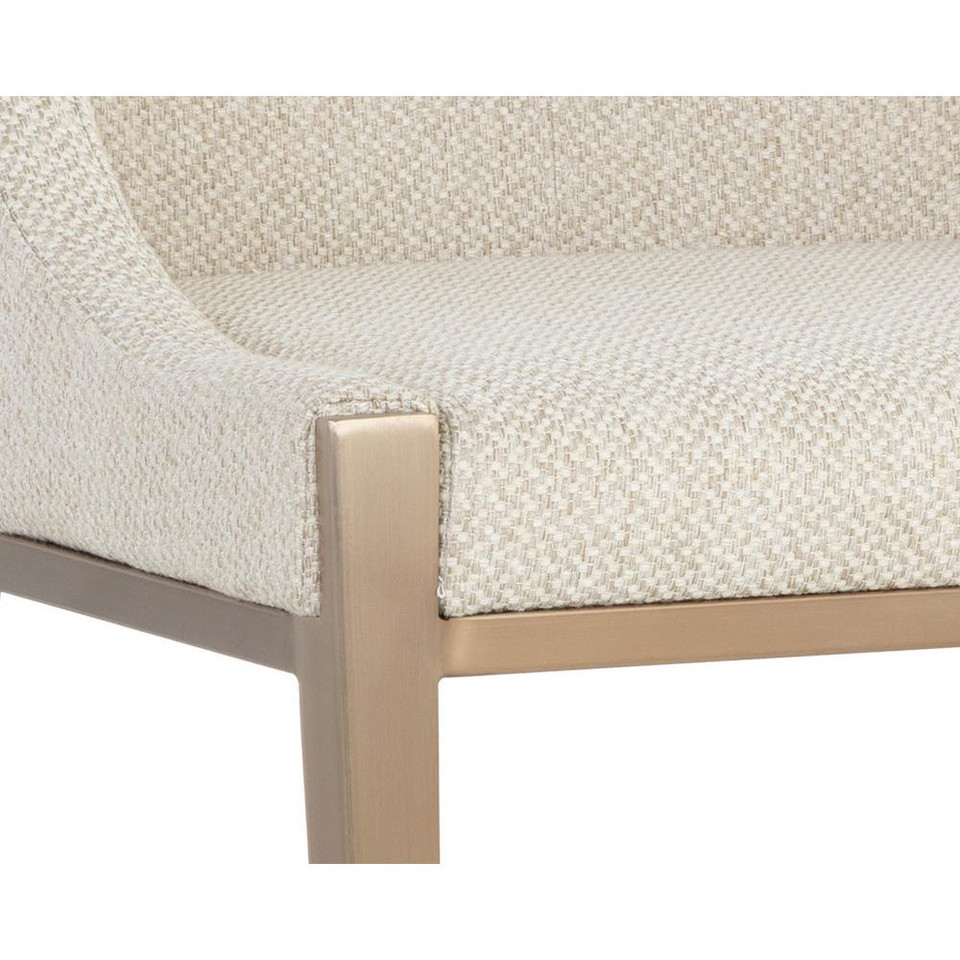 Dionne Monument Oatmeal Dining Chair