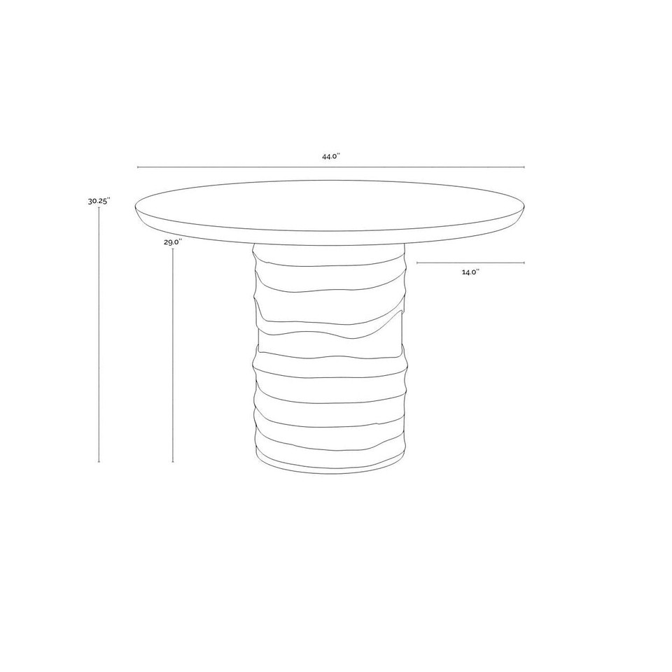 Alanya Round - 44" Dining Table, view 6