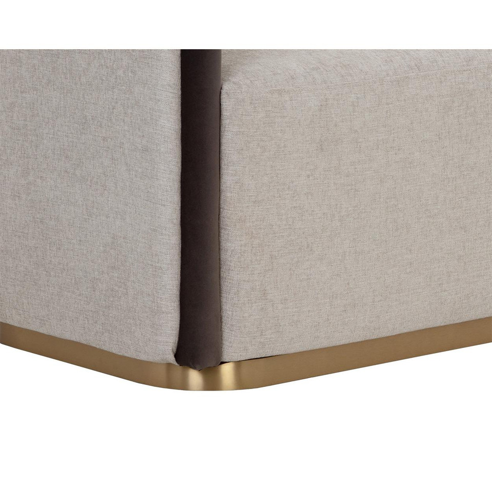 Sheva Ernst Sandstone / Meg Ash Sofa, view 3