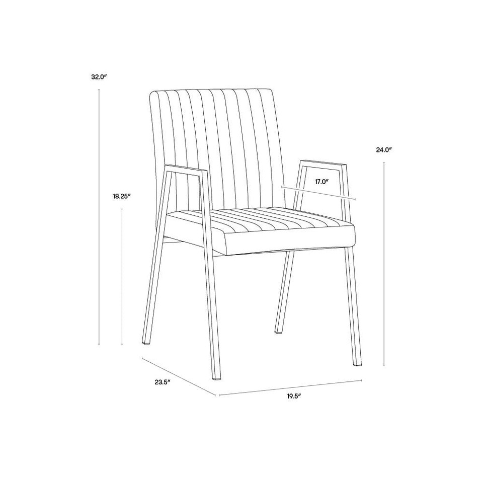 Homer Dining Bravo Admiral Armchair, view 4