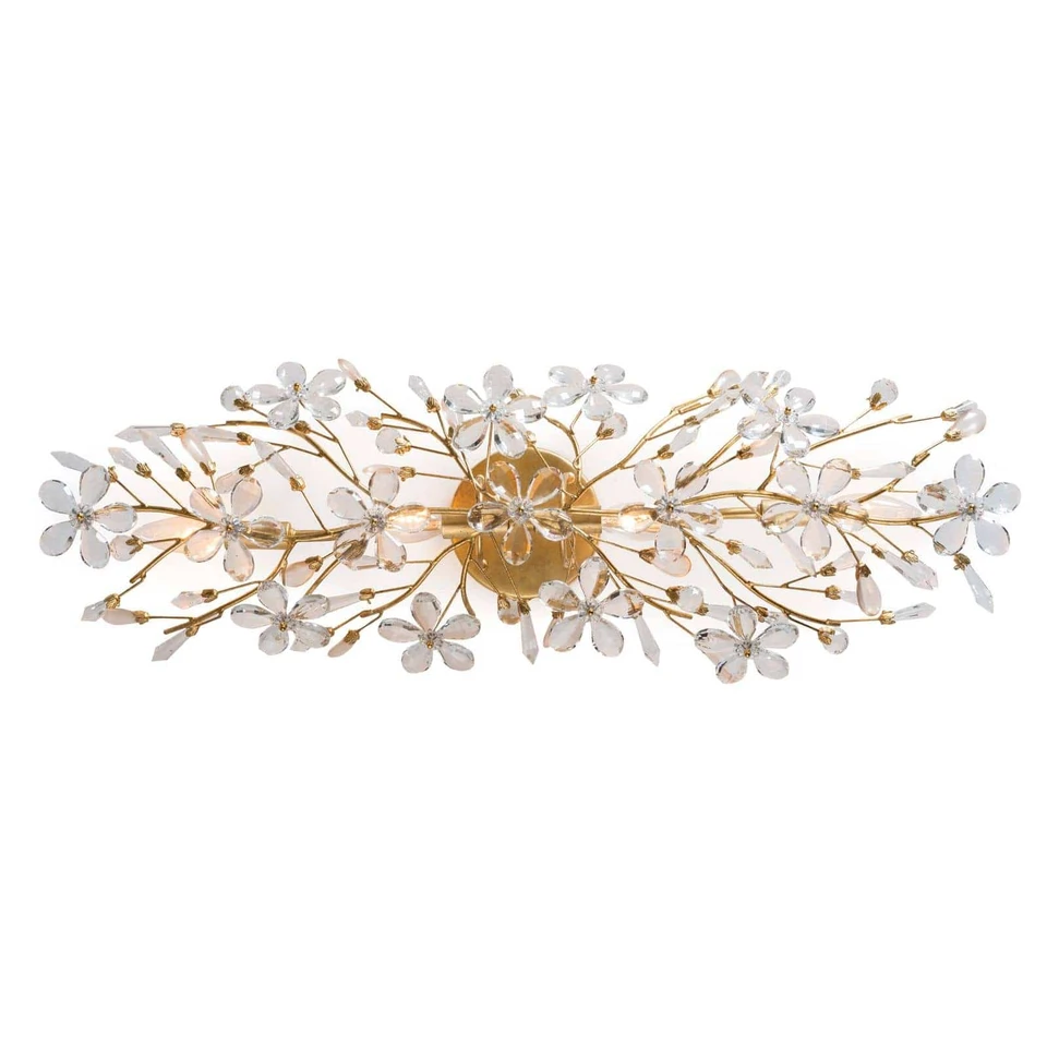 Cheshire Sconce Gold Leaf | Bone & Brass