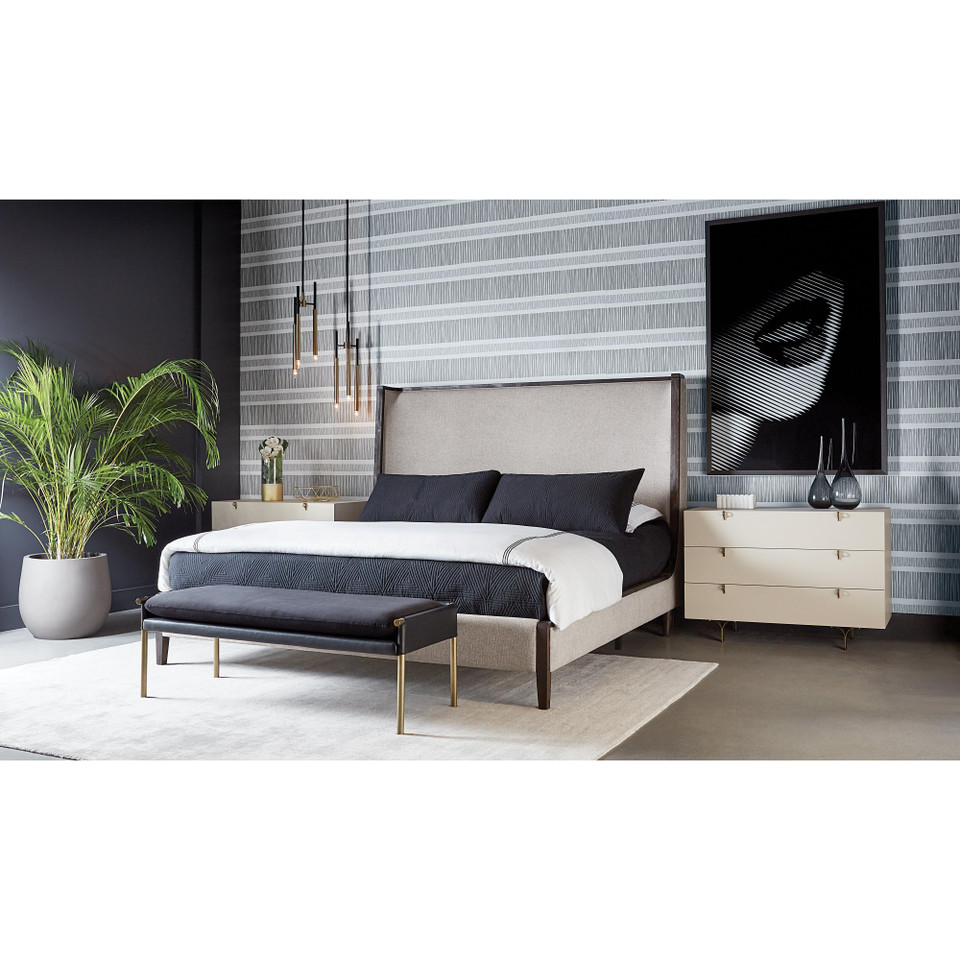 Bellevue Abbington Black / Bravo Black Bench, view 3