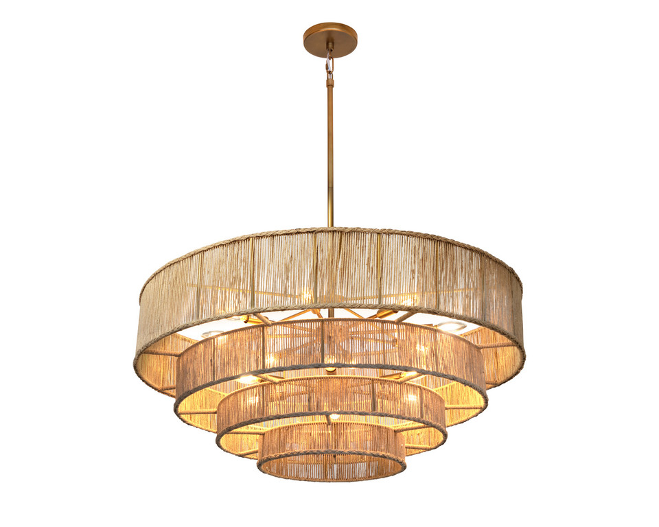 Lumina Natural Jute Chandelier