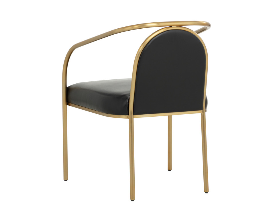 Cicero Dining Cantina Black Armchair