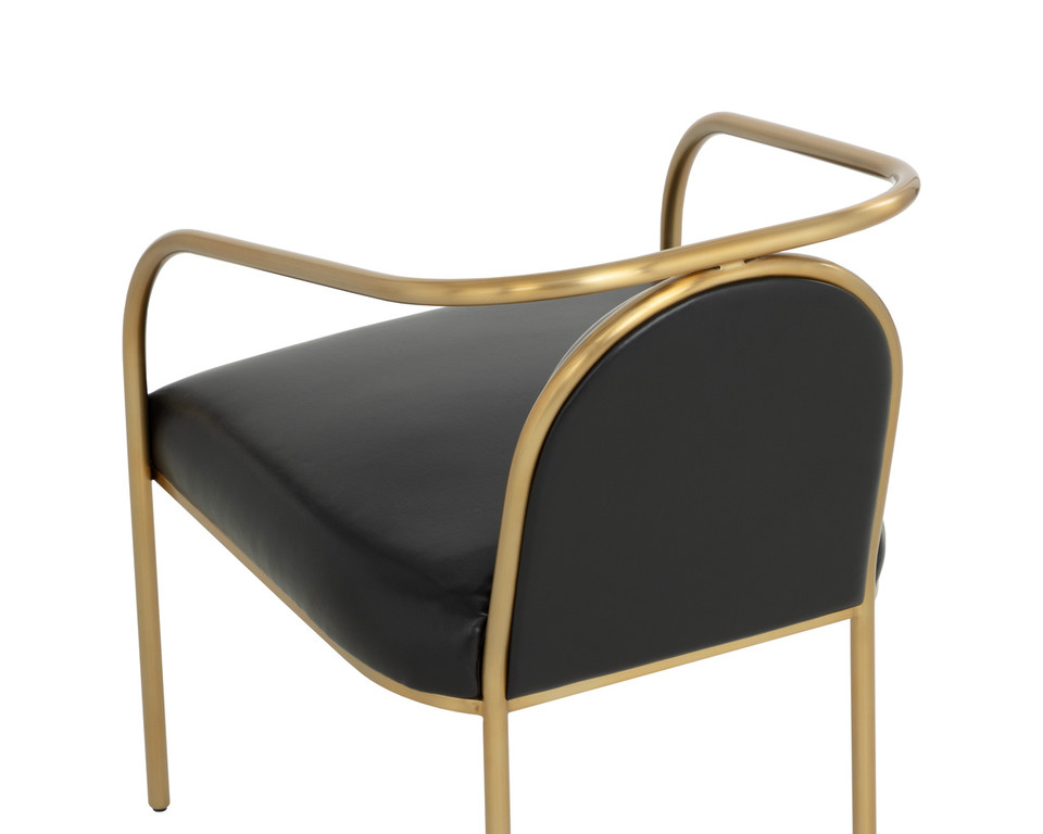 Cicero Dining Cantina Black Armchair