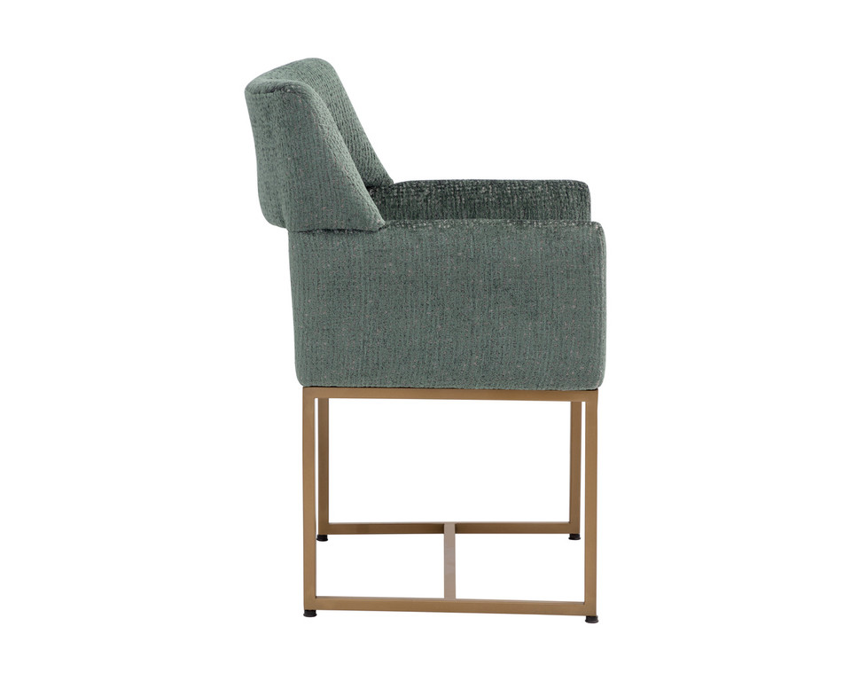 Greco Dining Aura Teal Armchair