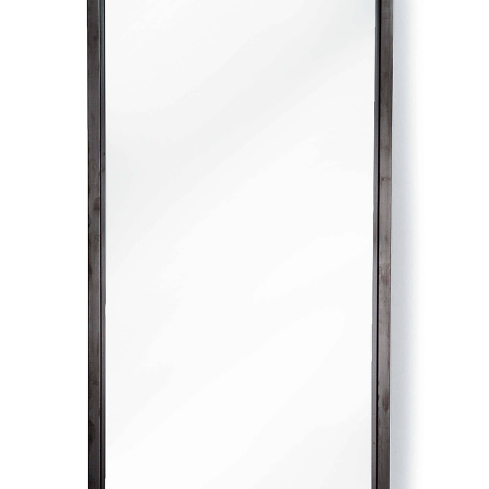 Dressing Room Mirror Steel - Mirror Frame Detail | Bone & Brass