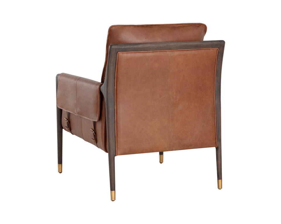Mauti Brown - Shalimar Tobacco Leather Armchair