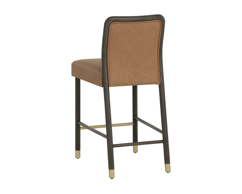 Jeno Milliken Cognac Counter Stool