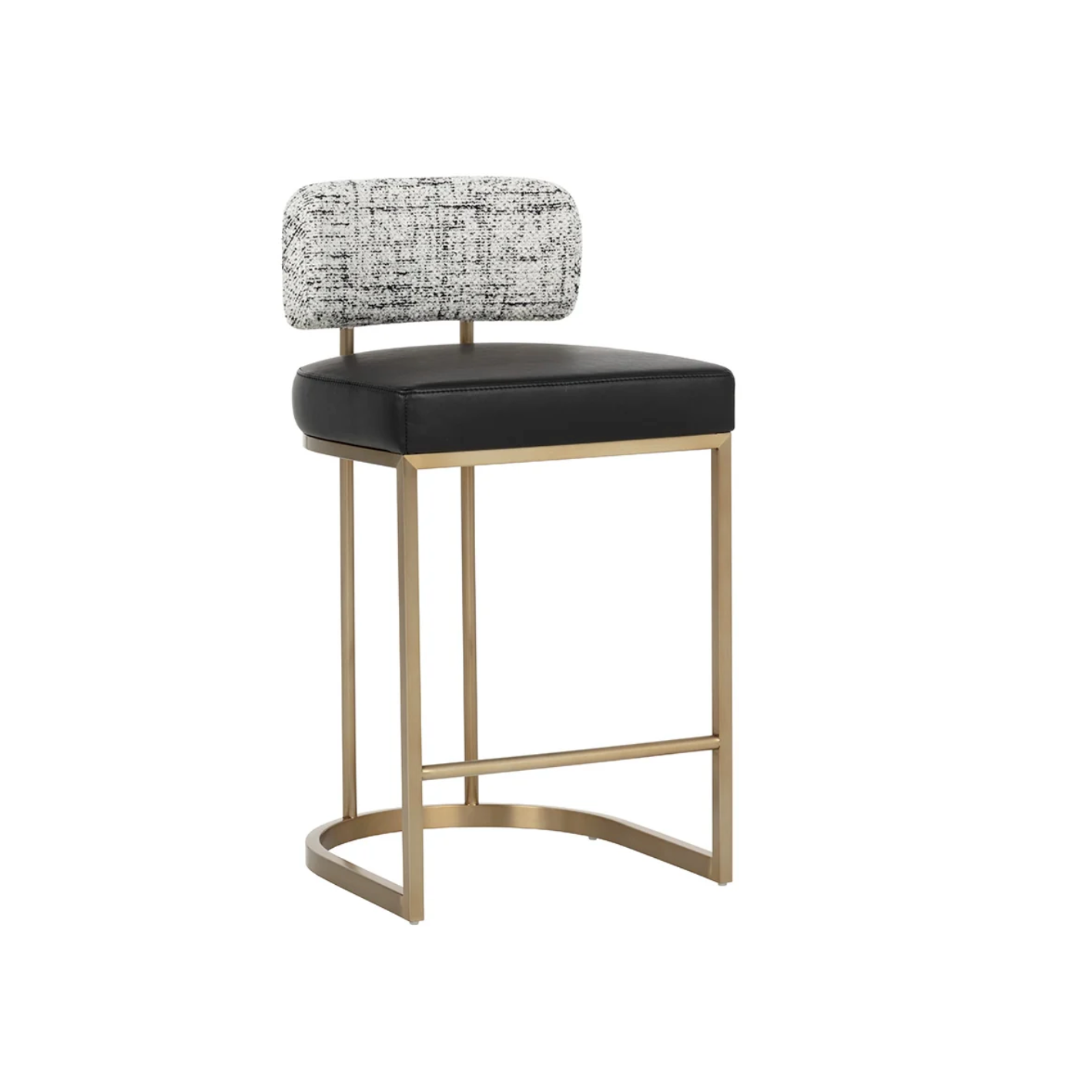 Larissa Bravo Black / Halton Birch Counter Stool