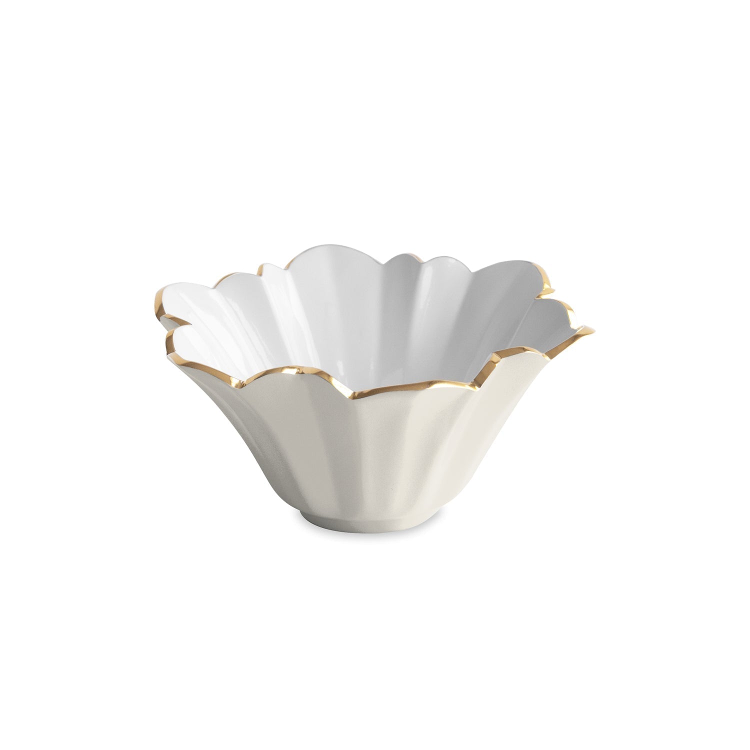 Encanto Avril Cream & White Small Bowl