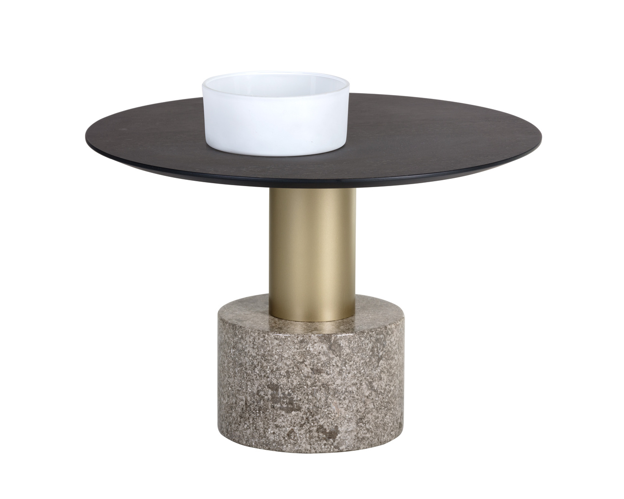 Monaco Gold - Grey Marble / Charcoal Grey Coffee Table