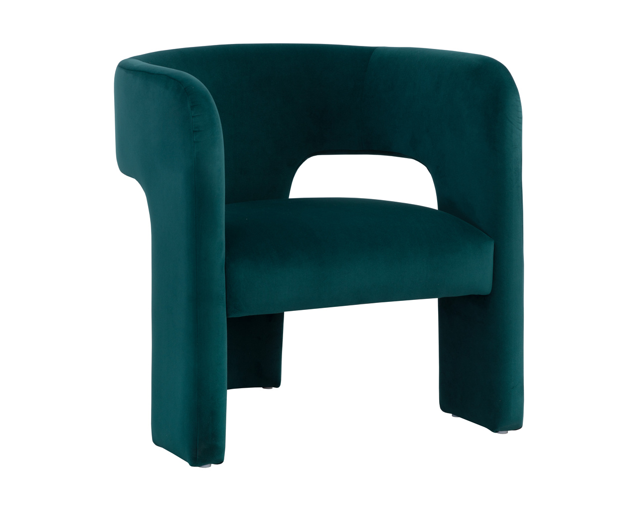 Isidore Meg Teal Lounge Chair