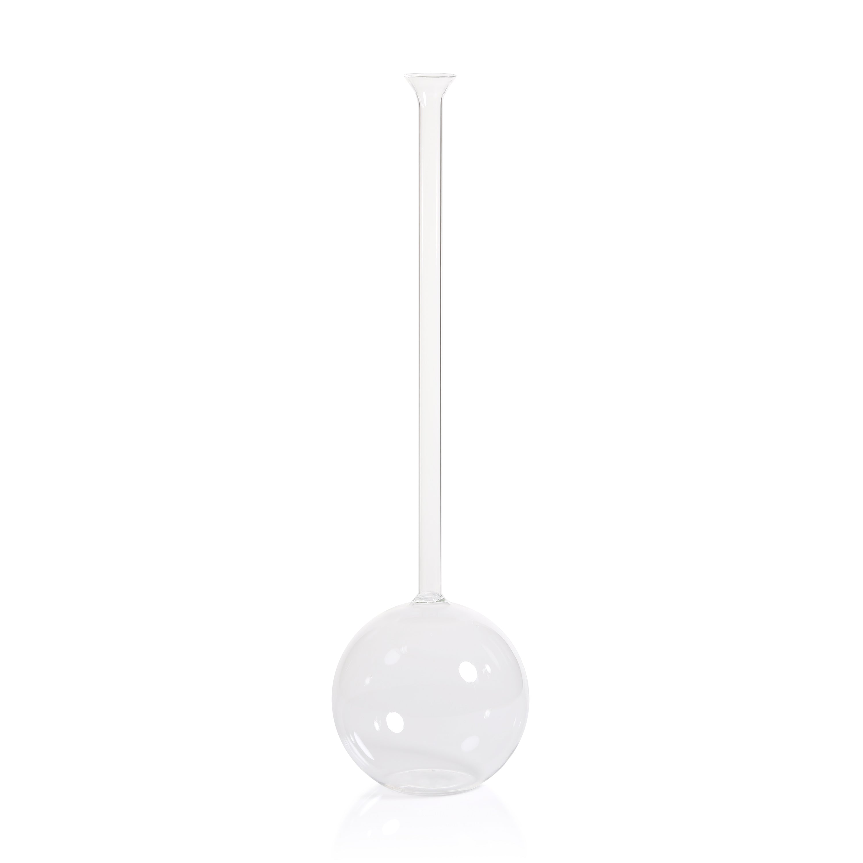 Finchem Long Neck Ball Glass Vase