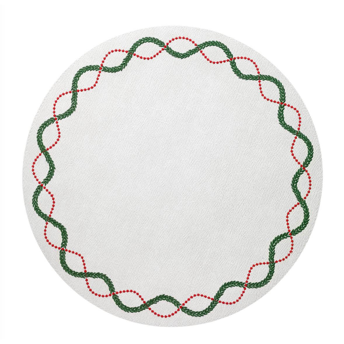 Olympia Christmas Embroidered Placemats, Set 4