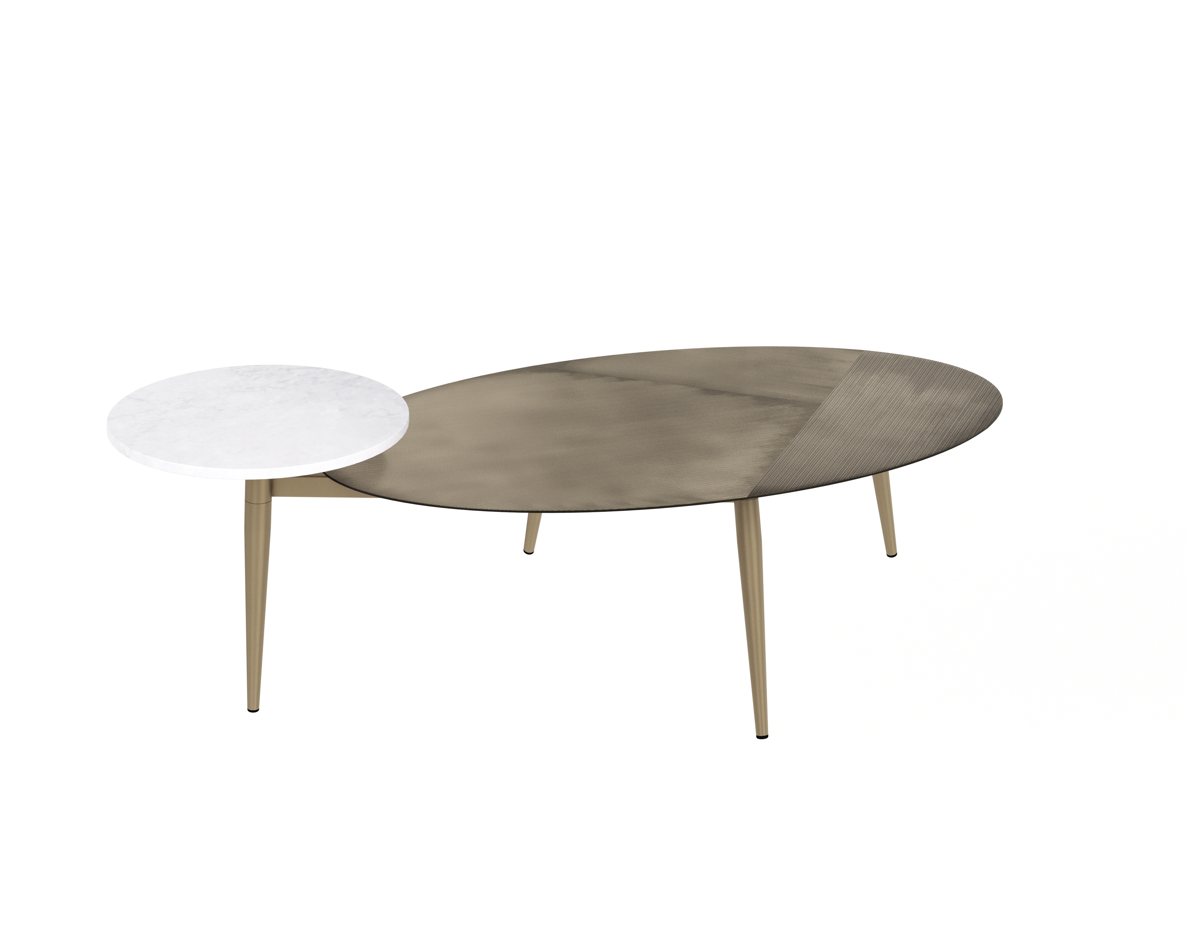 Tuner Oval Coffee Table