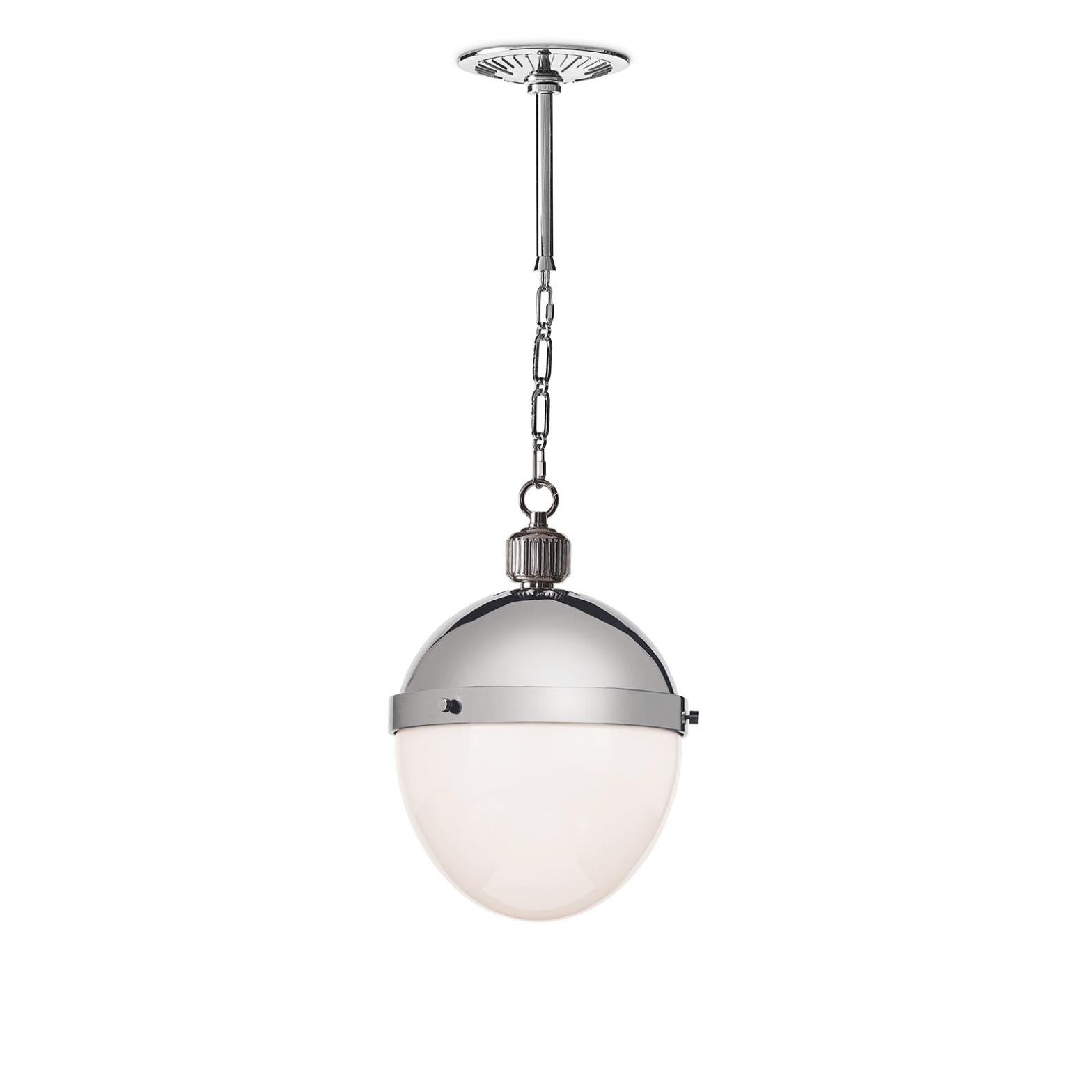 Otis Pendant Medium - Polished Nickel
