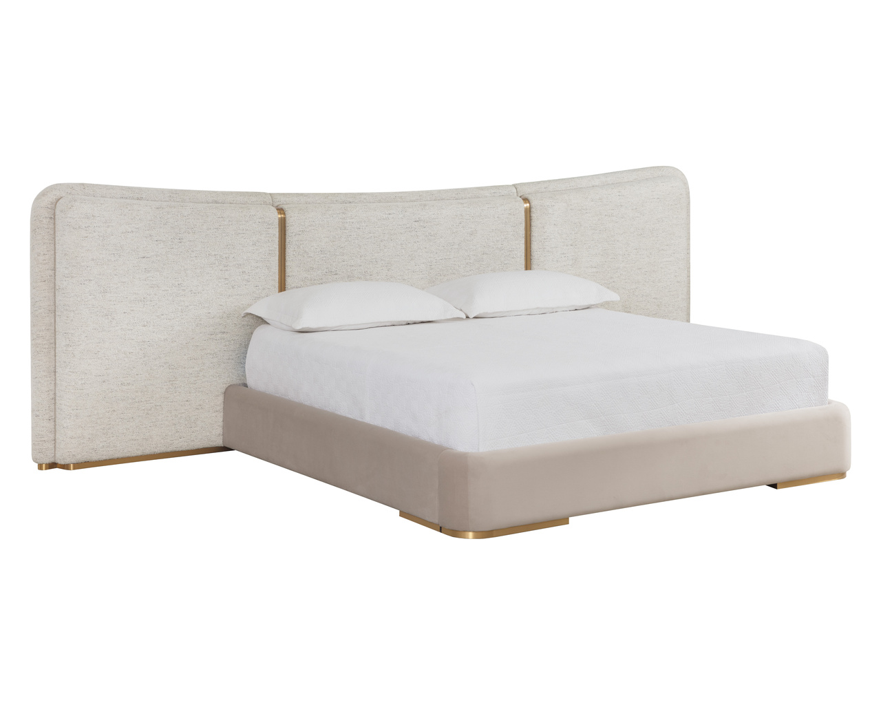 Clarimond King - Hailey Moon / Meg Taupe Bed