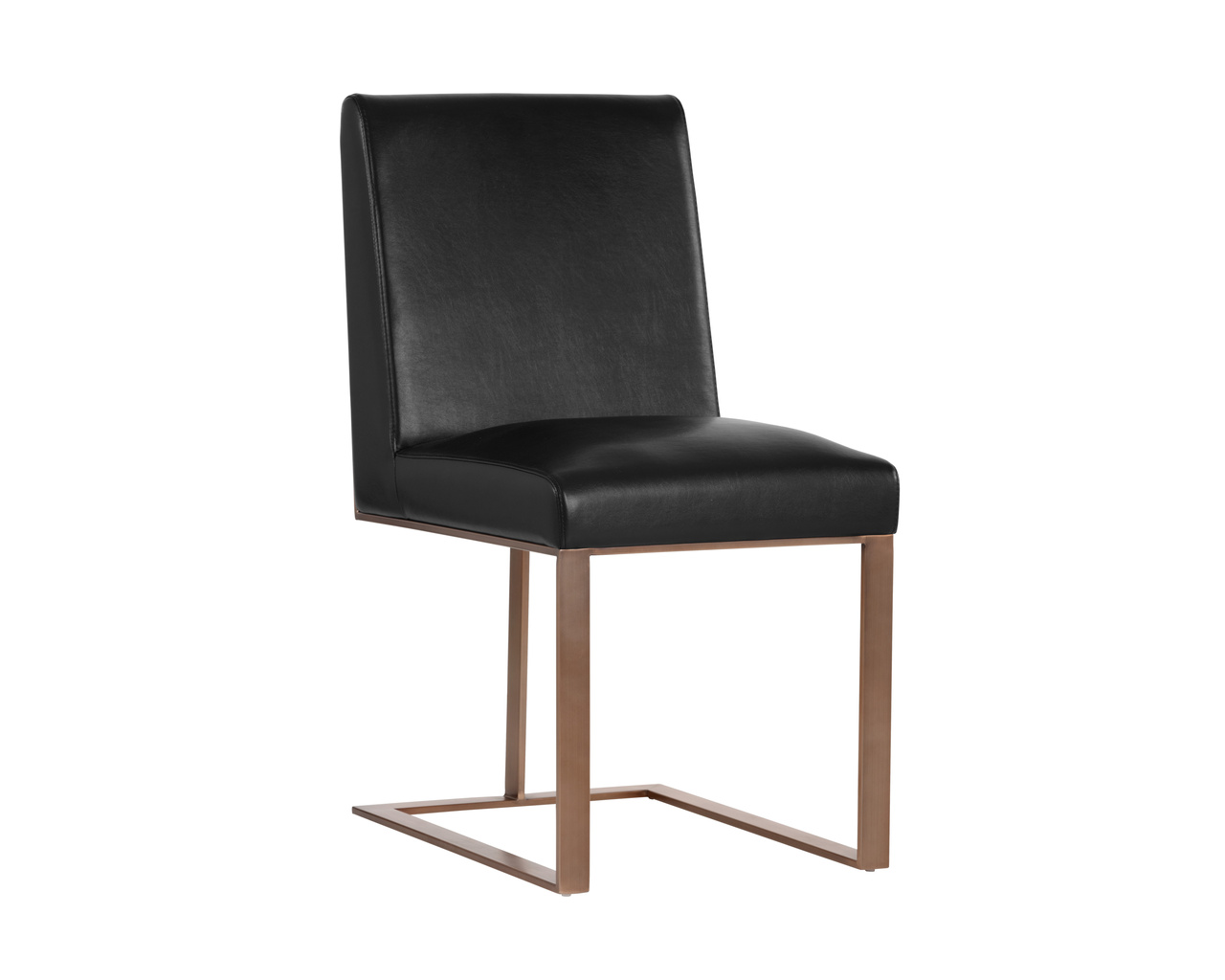 Dean Antique Brass - Cantina Black Dining Chair