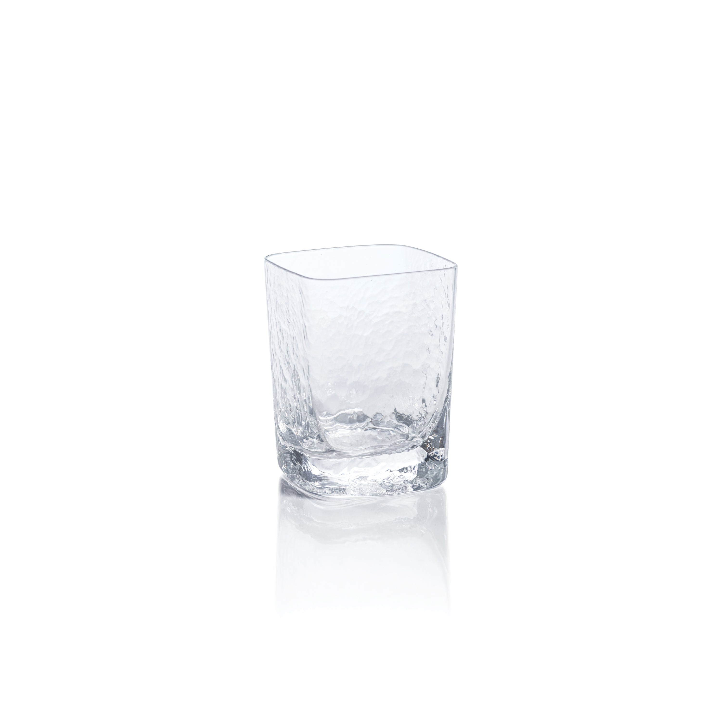 Punta Mita Hammered Rock Glasses, Set 4