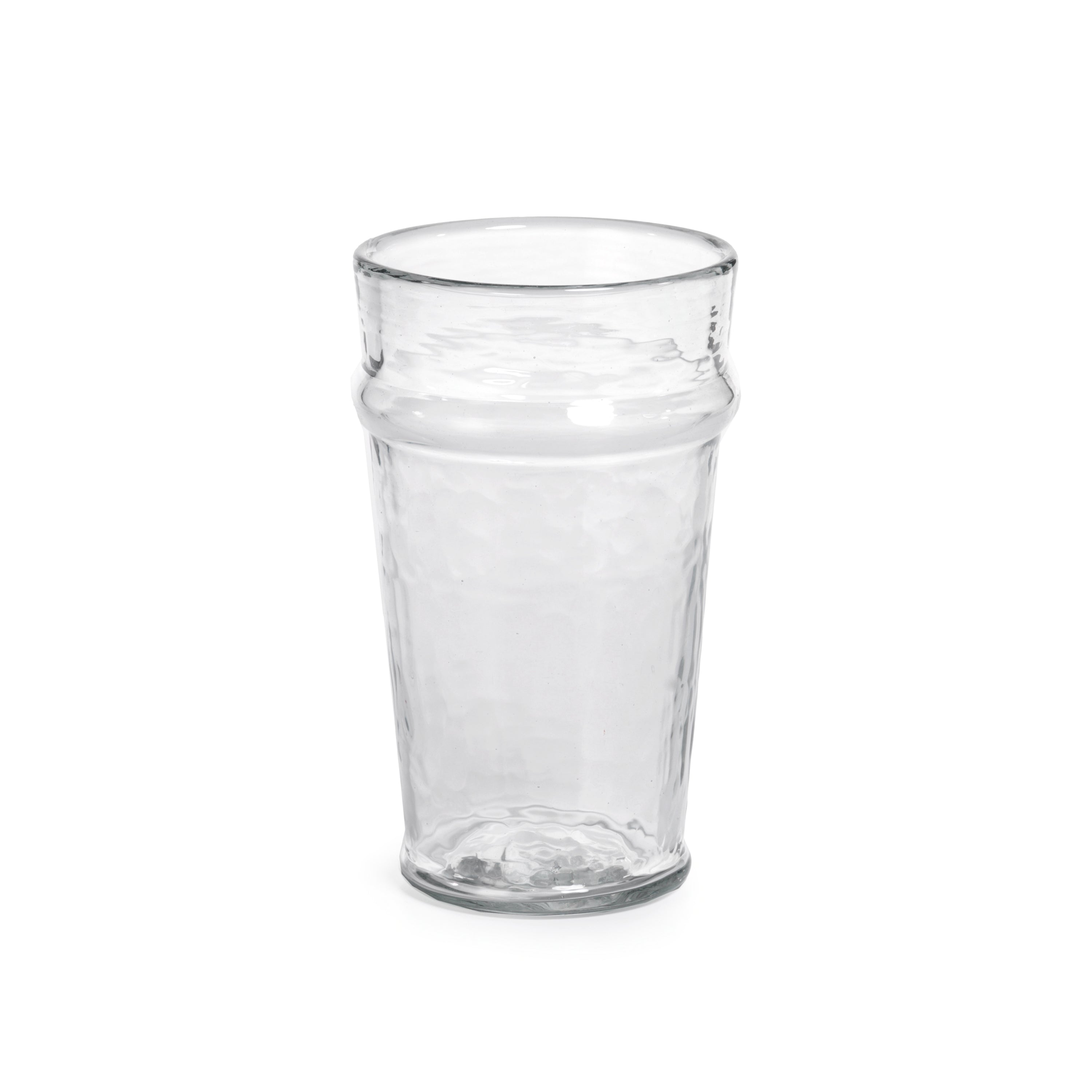 Artisan Hammered Highball Glasses, Set of 4