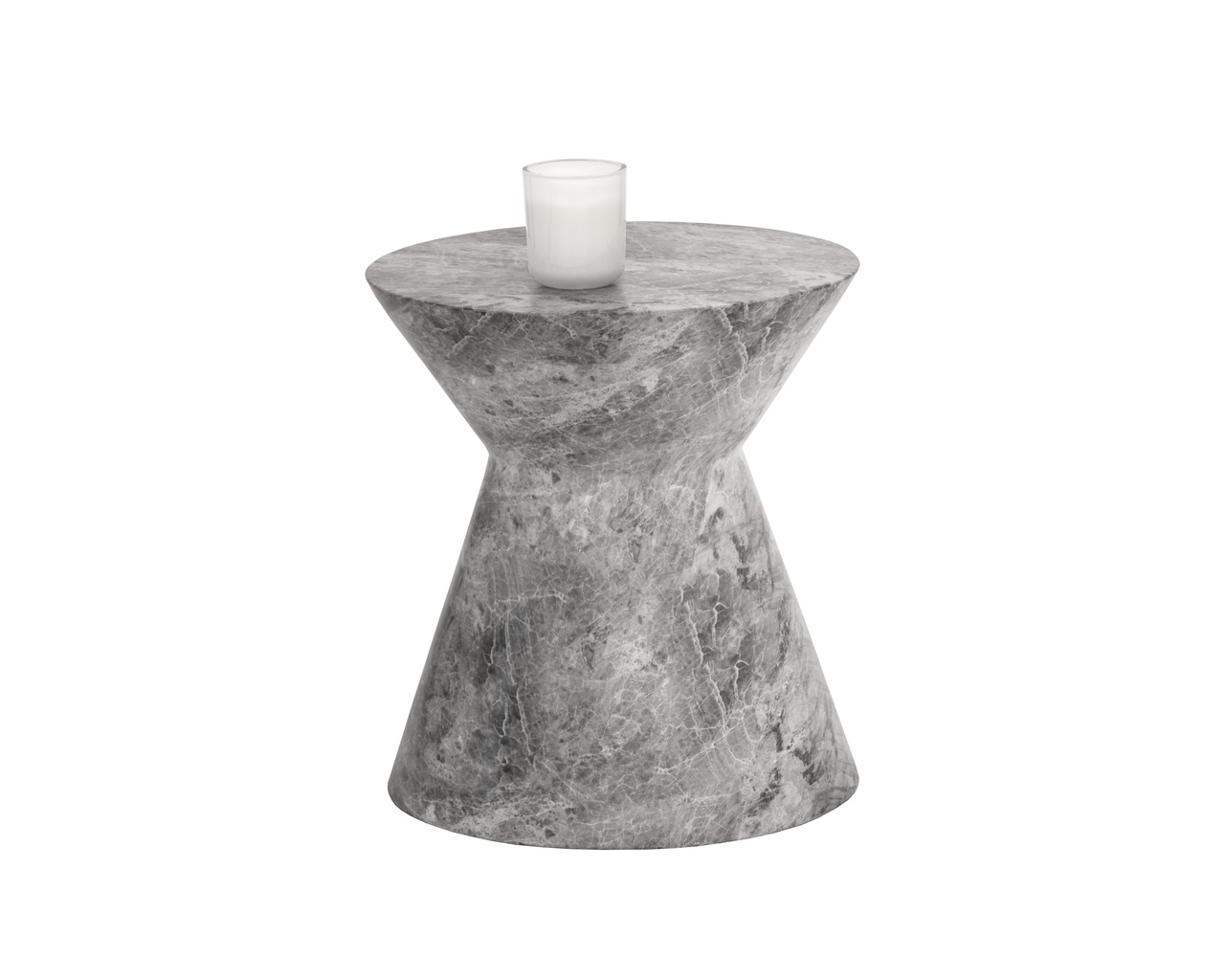 Astley End Marble Look - Grey Table