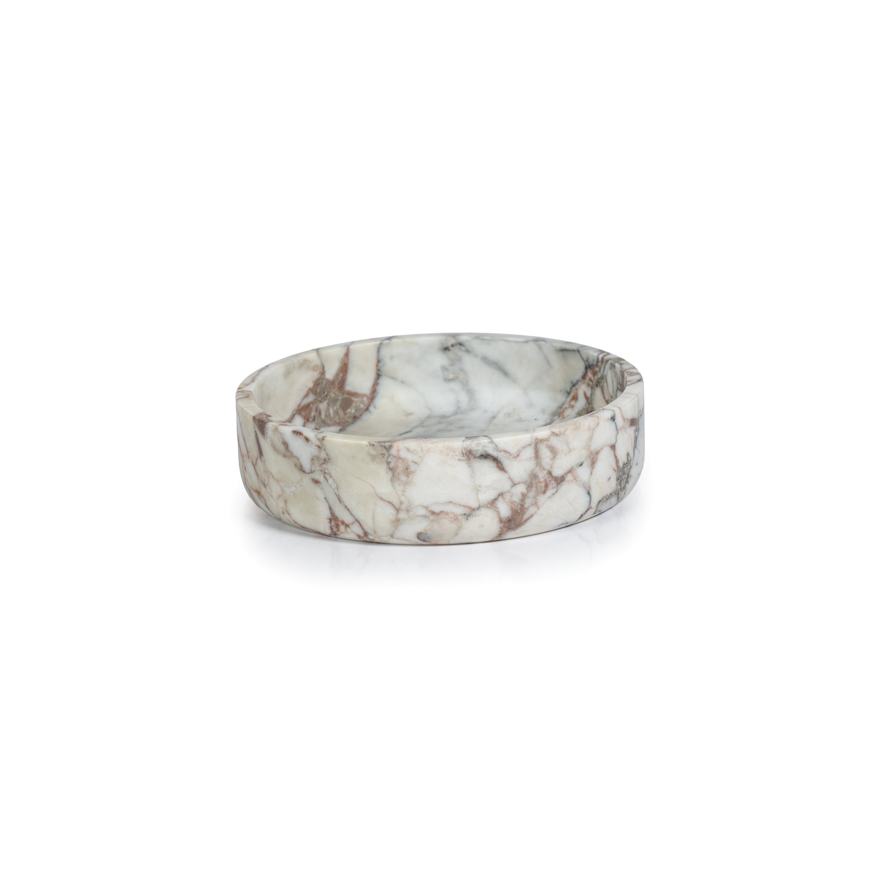 Rosso Verona Marble Bowl, Large