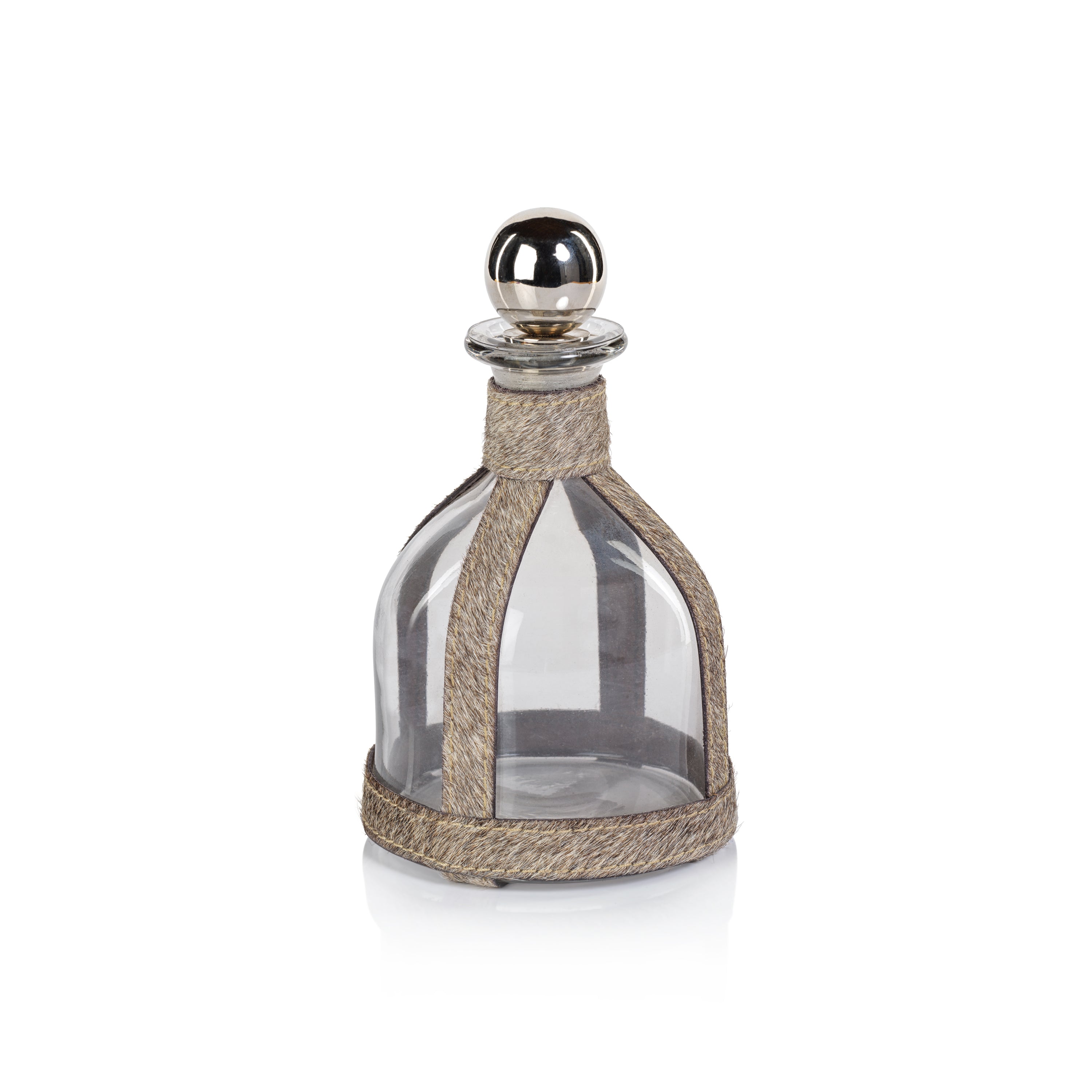 St. Moritz Hair-On-Hide Leather Decanter Stopper