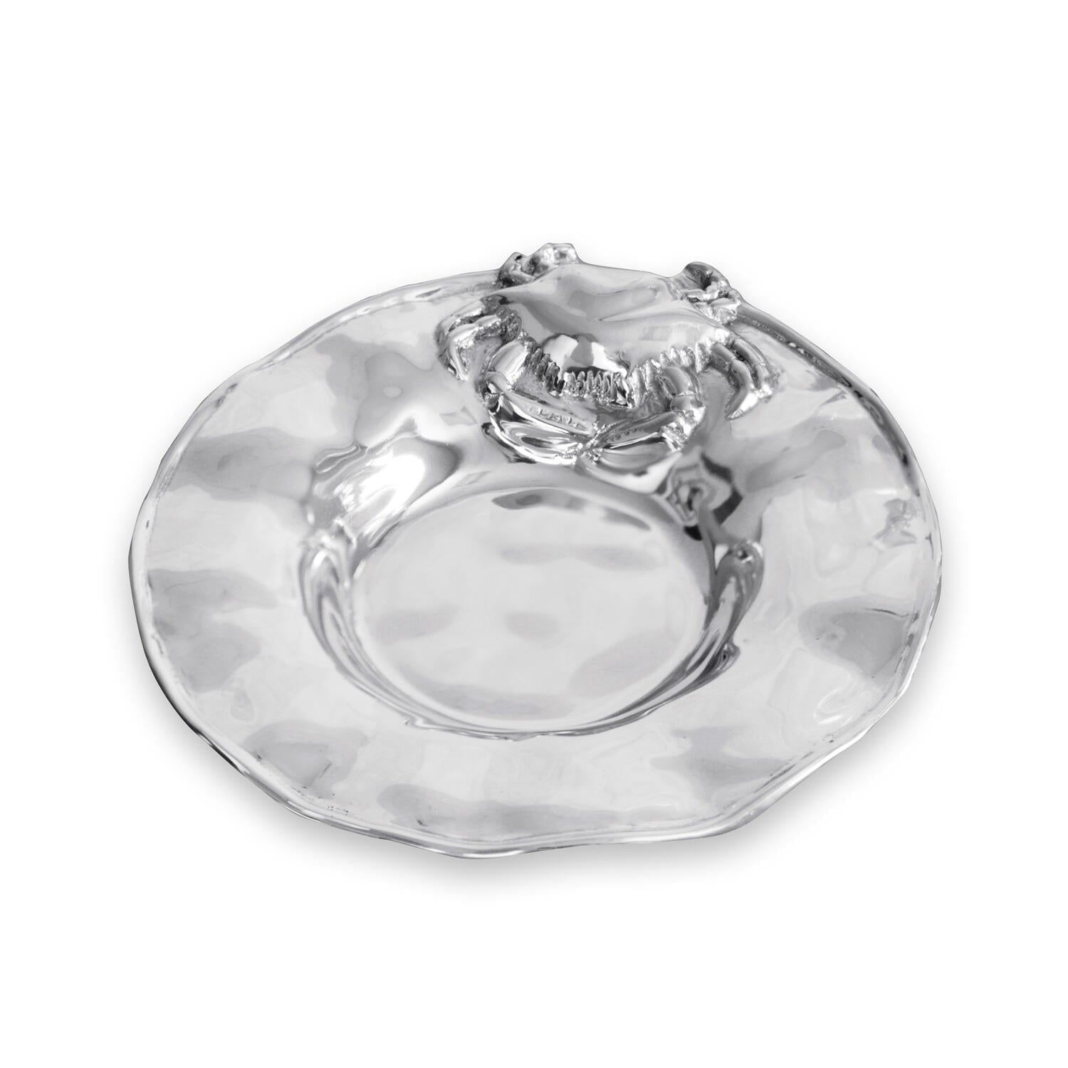 Silver Ocean Crab Wine Coaster