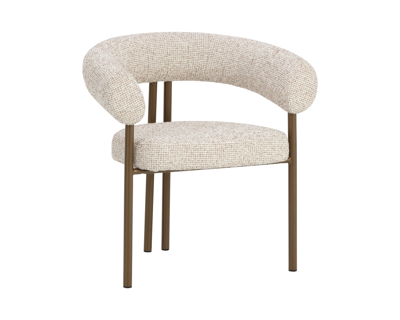 Oniva Dining Antique Bronze - Noah Ecru Armchair