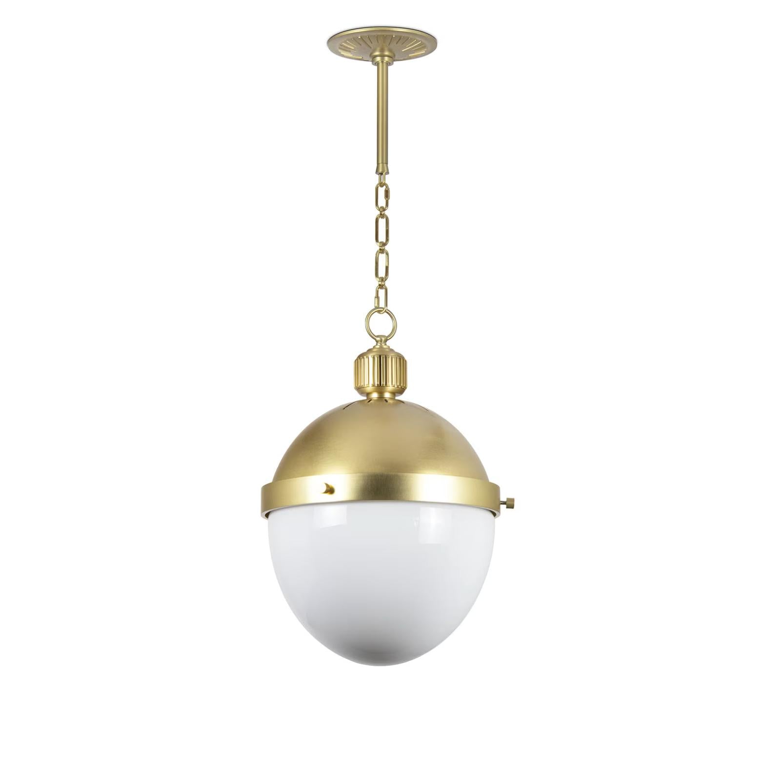 Otis Pendant Medium - Natural Brass
