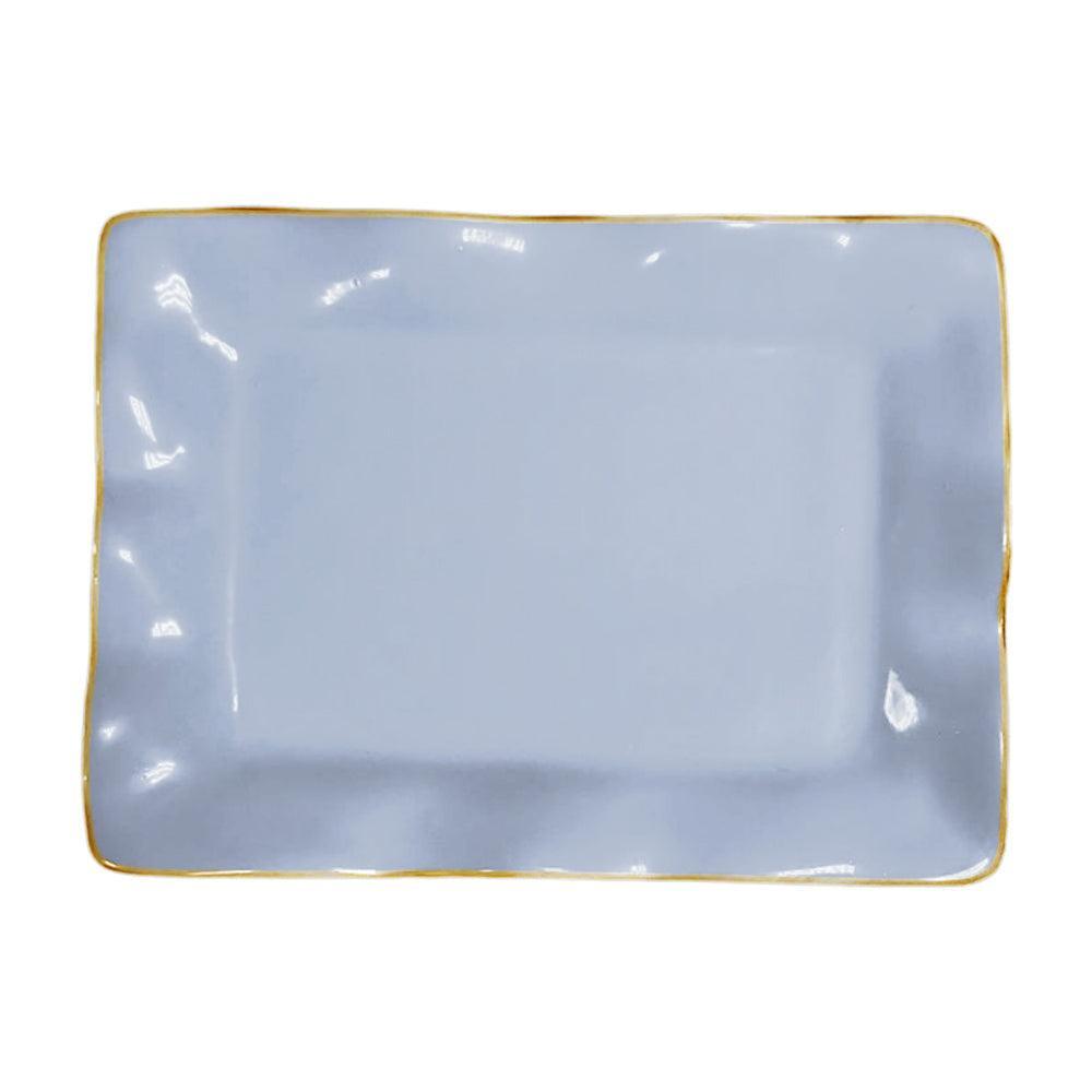 Encanto Vento Small Rectangular Tray (Periwinkle)