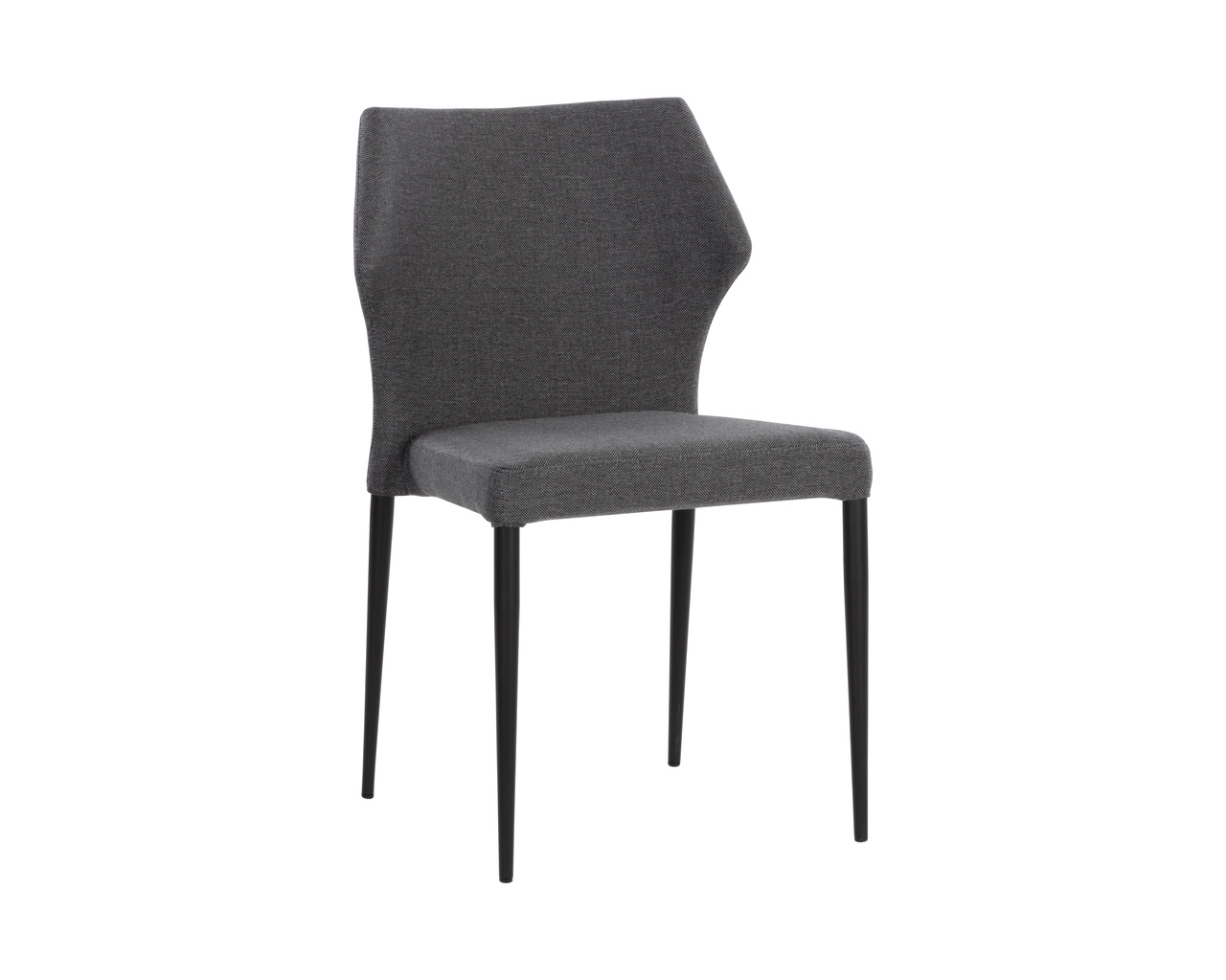 James Stackable City Grey Dining Chair