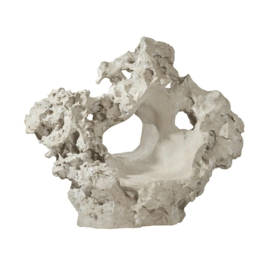 Colossal Cast Stone Outdoor Sculpture Seat