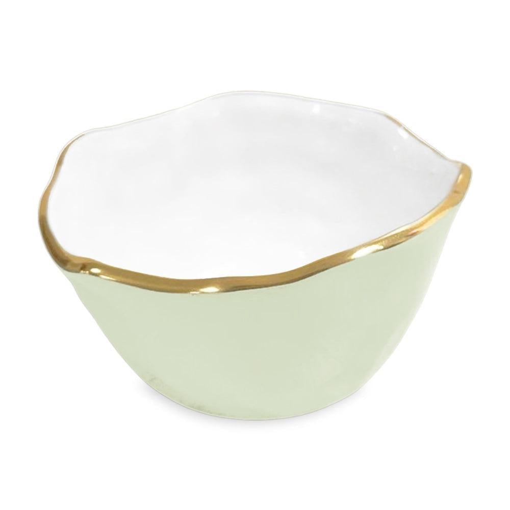Encanto Osaka Small Bowl Pistachio Green & White