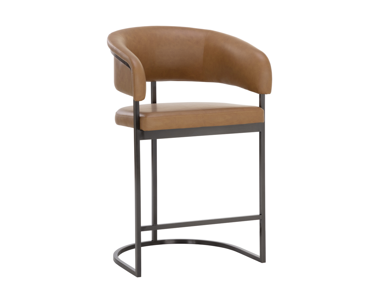 Marris Gunmetal - Milliken Cognac Counter Stool