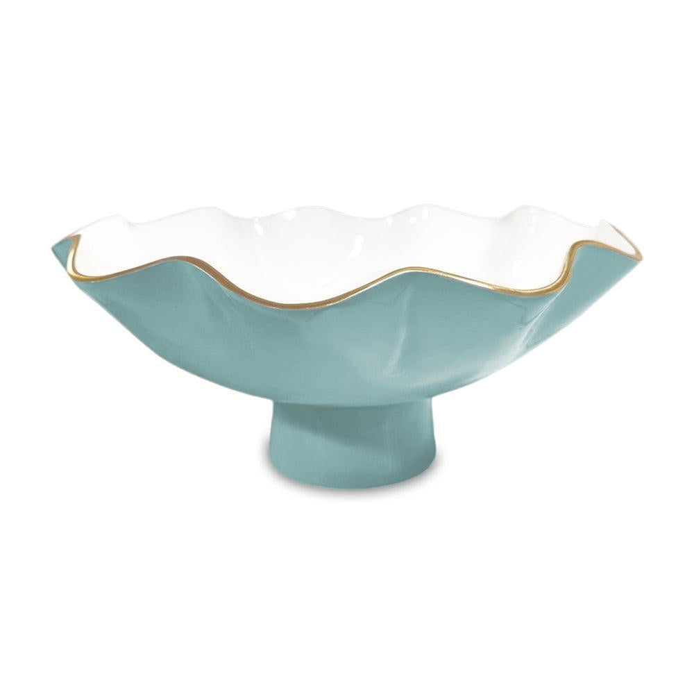 Encanto Carola Large Pedestal (Turquoise White)