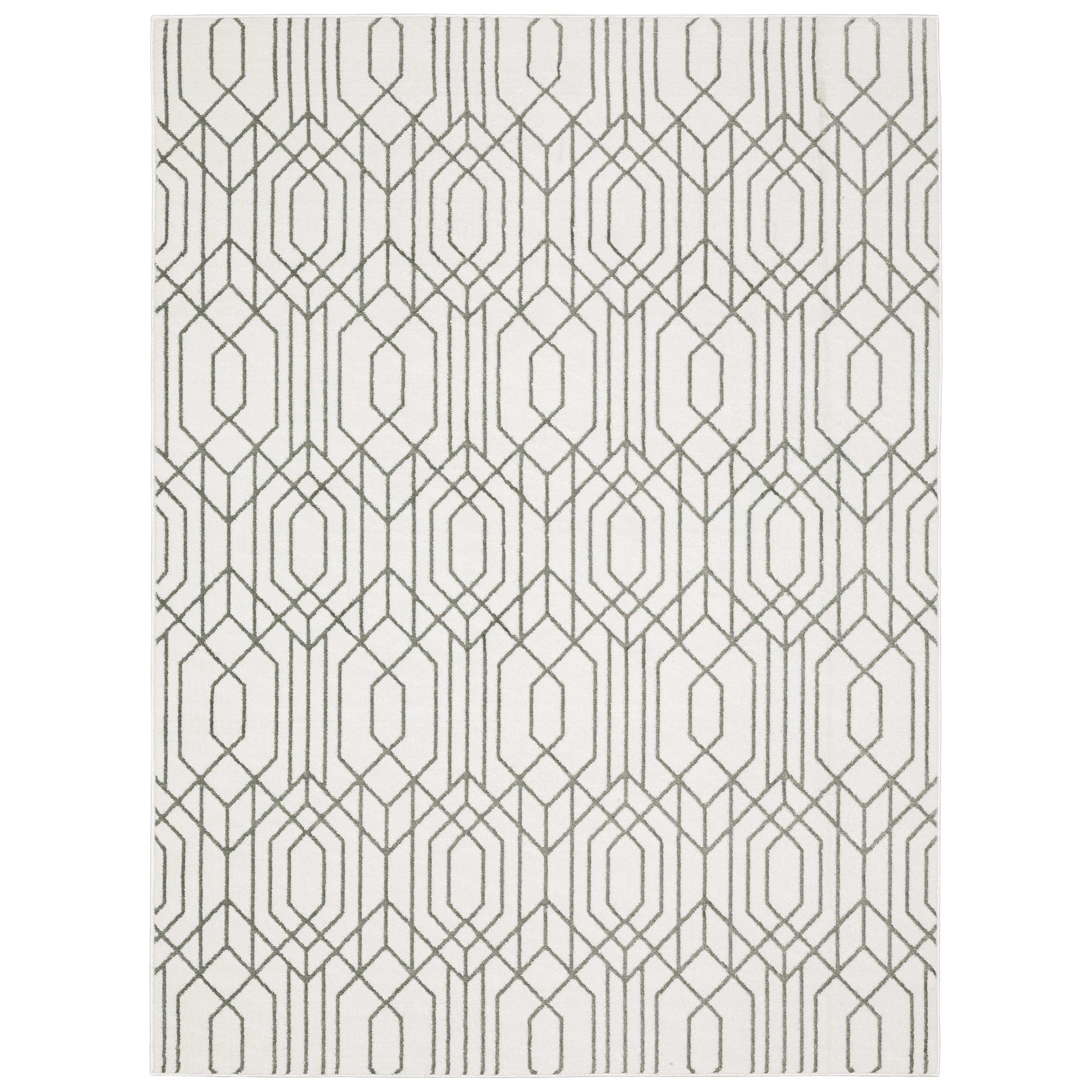 Easton Grey & Blue Casual Rug
