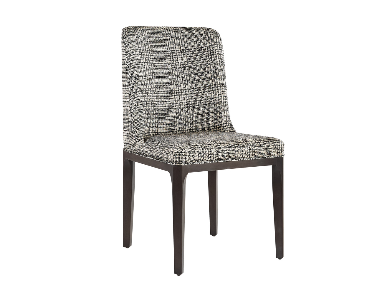 Elisa Grey Oak - Naya Check Black Dining Chair