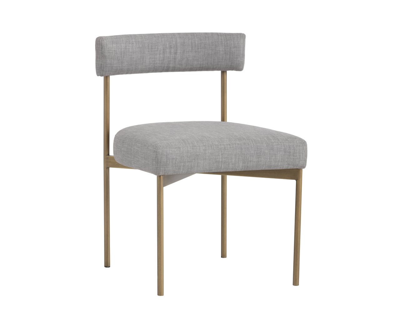 Seneca Antique Brass - Arena Cement Dining Chair