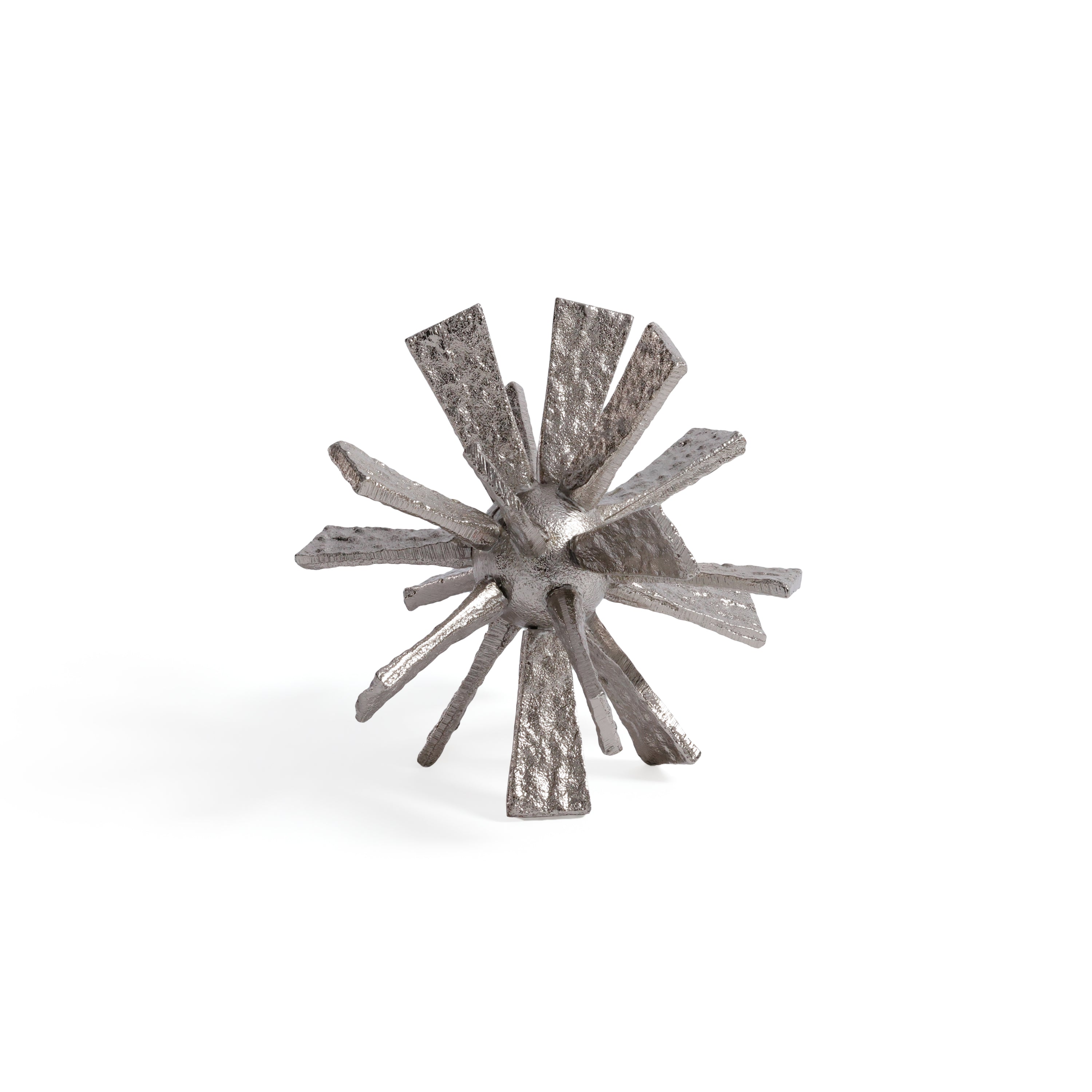 Nickel Starburst Orb Decorative Accent