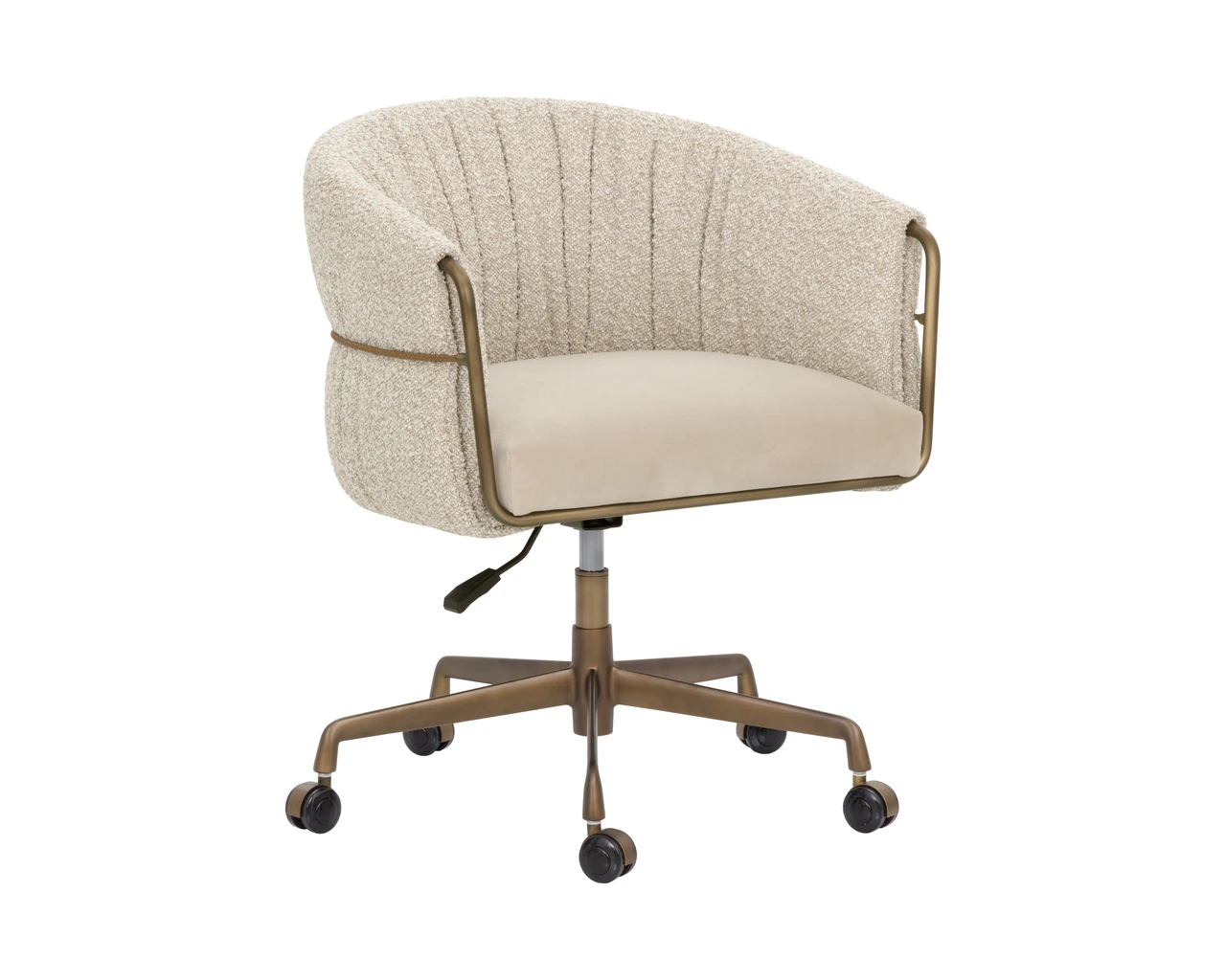 Olma Office Meg Taupe / Santa Cruz Oatmeal Chair