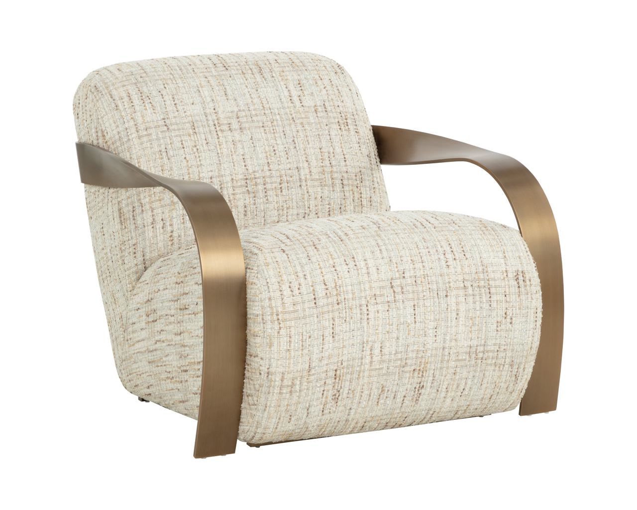 Sonesta Antique Brass - Haute Cobblestone Lounge Chair