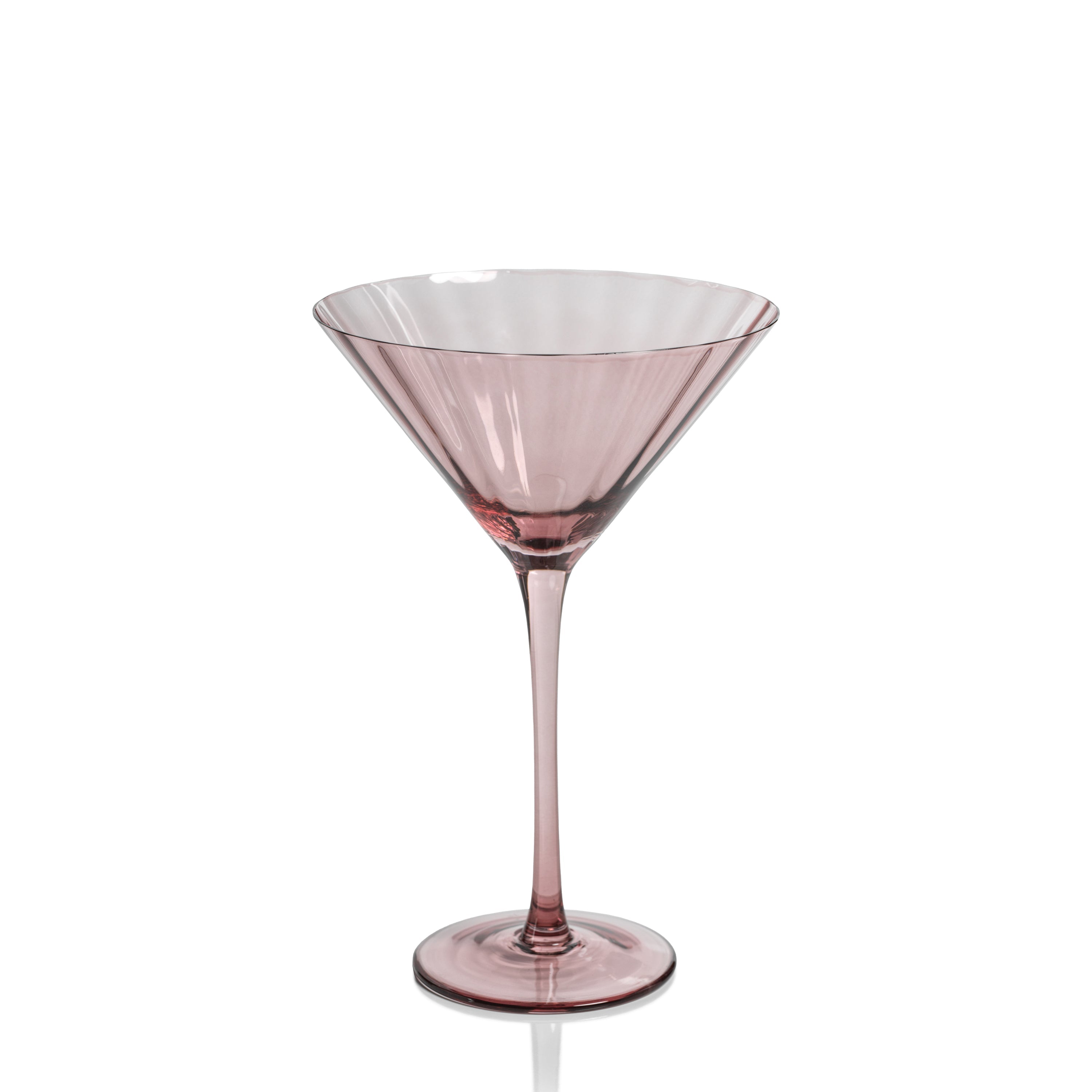 Madden Blush Martini Glasses, Set 4