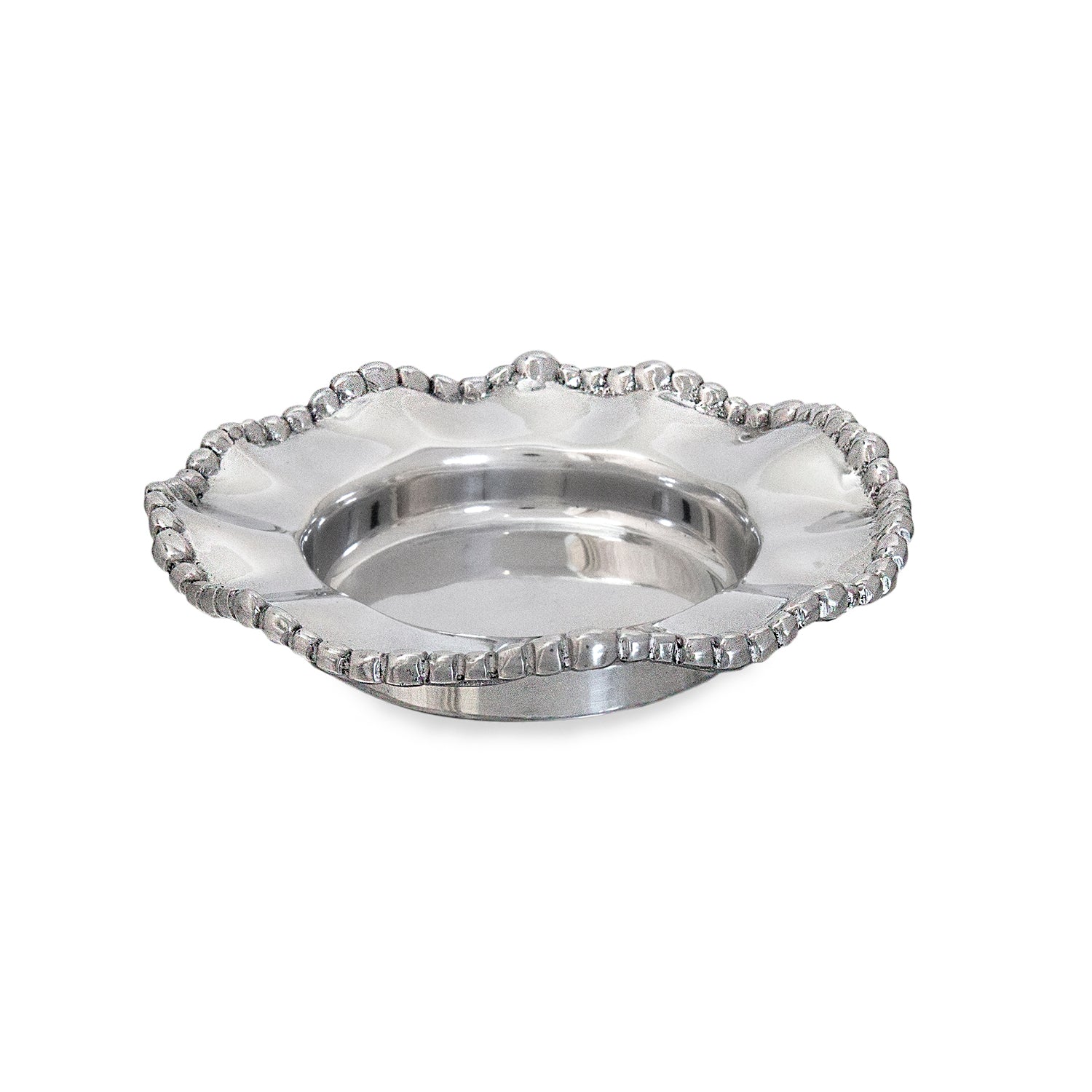 Silver Organic Pearl Wine Coaster