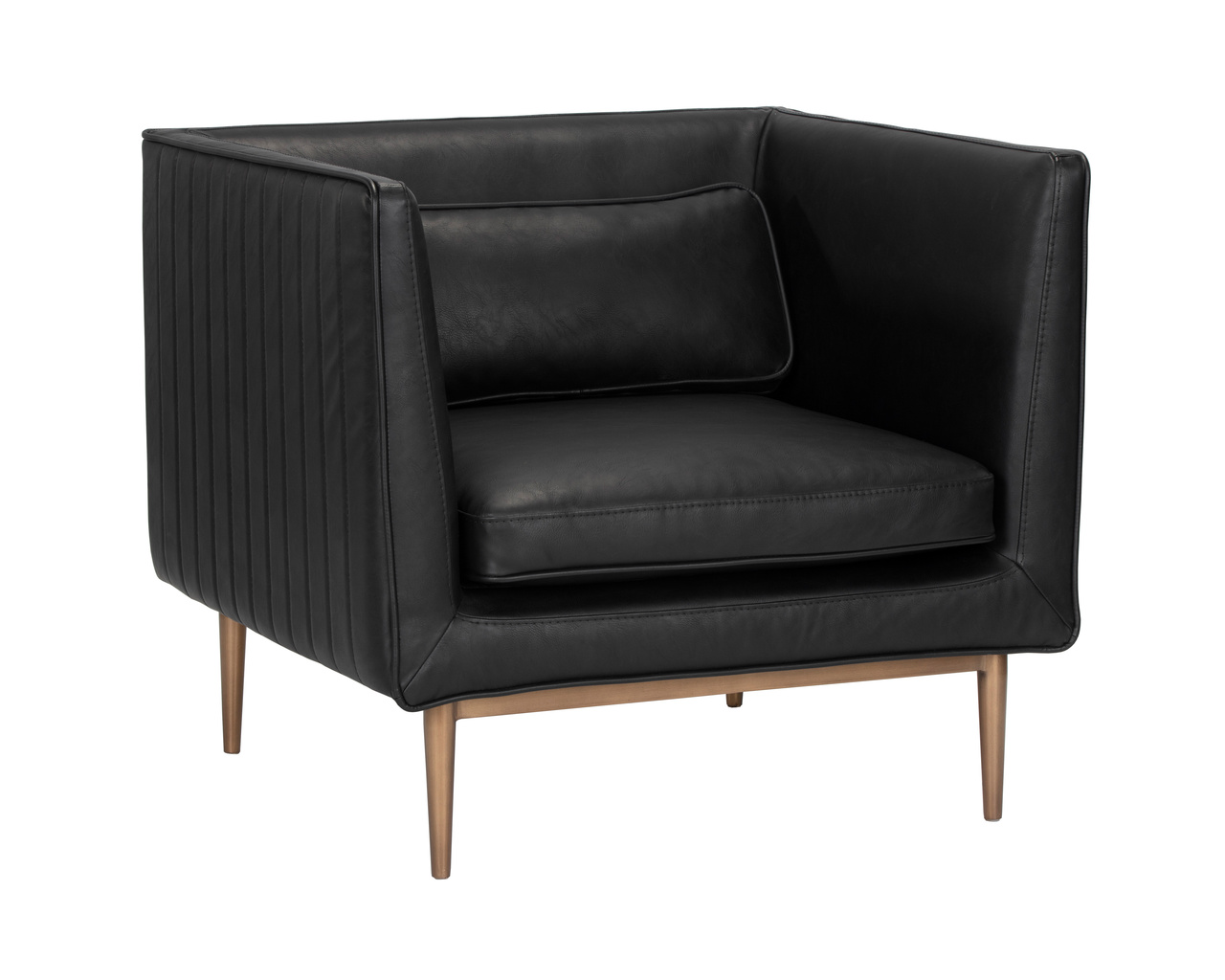 Batavia Vintage Black Armchair